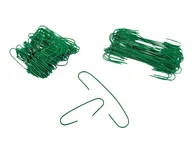 Ozdoby bożonarodzeniowe - Haczyki metalowe zielone do ozdób - 150 szt. - miniaturka - grafika 1