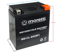Ładowarki i akumulatory - Akumulator Moretti AGM (Gel) MB12L-BS - miniaturka - grafika 1