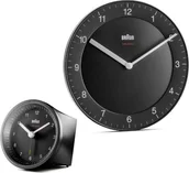 Zegary - Braun Zestaw radiowy zegar i budzik Braun BC06B-RC i BC07BK-RC - miniaturka - grafika 1