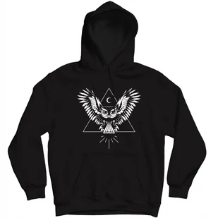 Sowa Bluza Illuminati Diament Ksi����yc Masoni - Bluzy męskie - miniaturka - grafika 1