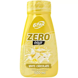 6PAK Nutrition 6PAK Nutrition Zero Syrup White Chocolate 500ml - Syropy i koncentraty owocowe 6PAK Nutrition 6PAK Nutrition Zero Syrup White Chocolate 500ml - Syropy i koncentraty owocowe - miniaturka - grafika 1