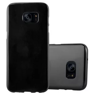 Pokrowiec Etui Do Samsung Galaxy S7 EDGE Obudowa w JELLY CZARNY TPU Ochronny Case Cover Plecki Cadorabo - Etui i futerały do telefonów - miniaturka - grafika 1