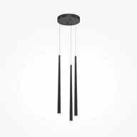 Lampy sufitowe - Cascade LED lampa wisząca 3-punktowa czarna MOD132PL-L28BK1 - miniaturka - grafika 1