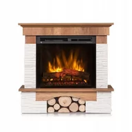 Kominki elektryczne - KOMINEK ELEKTRYCZNY PORTO MAX 23" XHD DĄB - miniaturka - grafika 1