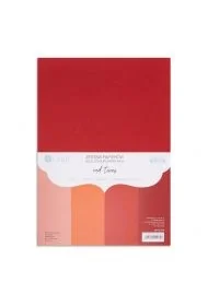 Zestaw papierów A4 20 arkuszy Red tones 220g - Zabawki kreatywne - miniaturka - grafika 1