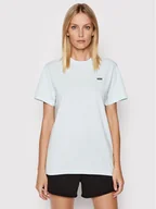 Koszulki sportowe damskie - Vans T-Shirt Left Chest Logo VN0A7RSR Niebieski Regular Fit - miniaturka - grafika 1