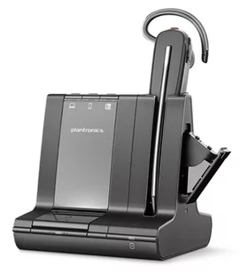 Poly SAVI 8245 S8245-M Office Headset bezprzewodowy zestaw słuchawkowy DECT ze zintegrowanym systemem aktywnej redukcji szumów z USB-A, certyfikowany dla Microsoft Teams - Akcesoria do telefonów stacjonarnych - miniaturka - grafika 1