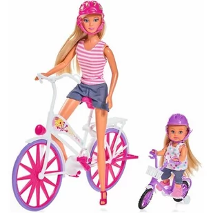 Simba Lalka Evi na rowerze górskim 1856359 - Lalki dla dziewczynek - miniaturka - grafika 1