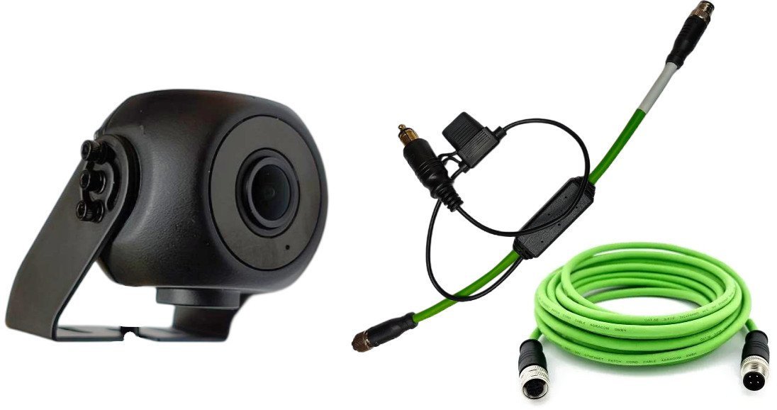 Expert PRO Cyfrowa kamera do zielonego złącza Fendt One + 2 metrowy przewód