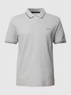 Koszulki męskie - Koszulka polo z wyhaftowanym logo model ‘TIPPING’ - grafika 1
