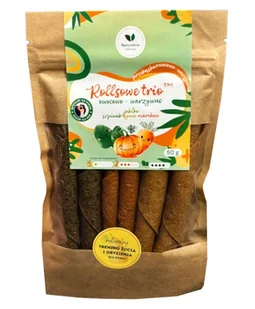 Naturalnie Zdrowi Rollsowe trio owocowe™ trzy smaki owoce 50 g - jedzenie - Desery dla dzieci - miniaturka - grafika 1