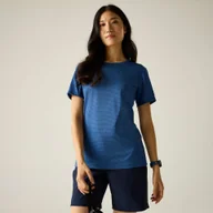 Koszulki i topy damskie - Regatta Koszulka damska Demna Niebieski, Rozmiar: 38 - miniaturka - grafika 1