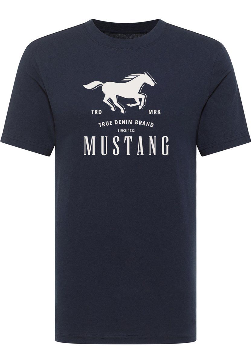 Męski T-Shirt Mustang Style Alex Dark Sapphire 1017993 4136