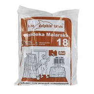 Folie i taśmy malarskie - Blue Dolphin plandeka malarska 18 4 m x 6 m - miniaturka - grafika 1