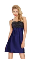 Piżamy damskie - HALKA ISMENA SATYNA GRANAT - D Karen - miniaturka - grafika 1