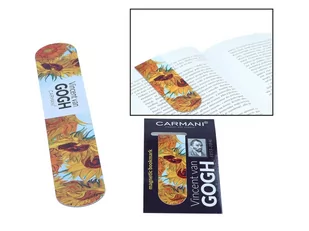 Zakładka magnetyczna - V. van Gogh, Słoneczniki (CARMANI) - Zakładki do książek - miniaturka - grafika 1