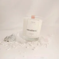 Świece - Świeca sojowa w szklance 220 ml - Uważność LETNIA PEONIA - miniaturka - grafika 1