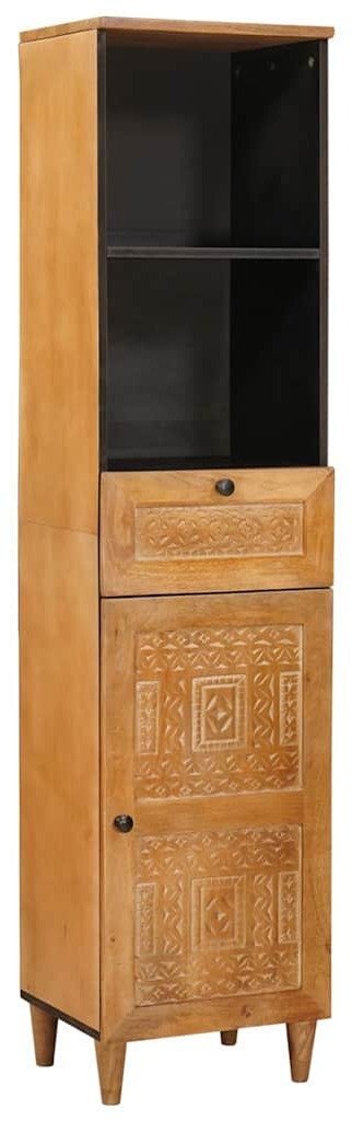 vidaXL vidaXL Szafka Łazienkowa z szufladą Jasny Brąz 38 x 33 x 160 cm