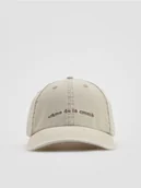 Czapki damskie - Reserved - Czapka z daszkiem - kremowy - miniaturka - grafika 1