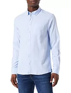 Koszule męskie - bugatti Męska koszula 9350-28700 z kołnierzem Button-Down, jasnoniebieska, standardowa - miniaturka - grafika 1
