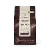 Czekolada - Callebaut CZEKOLADA CIEMNA  Malchoc 1kg bez cukru - miniaturka - grafika 1