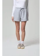 Spodenki damskie - Bench Szorty dresowe "Phoebe" w kolorze szarym - miniaturka - grafika 1