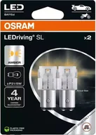 Żarówki samochodowe - OSRAM ŻARÓWKA LEDRIVING SL P21/5W BURSZTYNOWA LED BRAK ECE 2SZT. BLISTER EKO - miniaturka - grafika 1