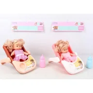 Lalki dla dziewczynek - Lalka sikająca w nosidełku Trifox - miniaturka - grafika 1