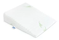 Kołdry i poduszki dla dzieci - Sensillo Poduszka Klin do Wózka Luxe Aloe Vera 38x30 - miniaturka - grafika 1