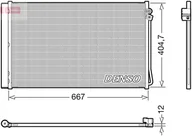 Chłodnice - CHŁODNICA KLIMATYZACJI Z OSUSZACZEM DENSO DCN17062 4478350070 MERCEDES - miniaturka - grafika 1
