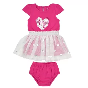 Sukienka + majtusie komplet dla dziewczynki Guess Set-86 - Kombinezony dla dzieci - miniaturka - grafika 1