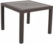 Stoły ogrodowe - Keter Kwadratowy stół ogrodowy MELODY Quartet 95x95 cm - brązowy - miniaturka - grafika 1