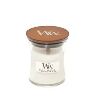 Świece - White Teak świeca mała WoodWick - miniaturka - grafika 1