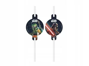Słomki Urodzinowe Star Wars - 4 Szt - Słomki do napojów - miniaturka - grafika 1