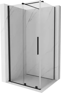 Mexen Velar kabina prysznicowa rozsuwana 90x120 cm, transparent, czarna - 871-090-120-01-70 - Kabiny prysznicowe - miniaturka - grafika 1