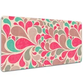 Podkładki na biurko - Mata z nadrukiem na biurko Kolorowe łezki 100x50 cm, Dywanomat - miniaturka - grafika 1