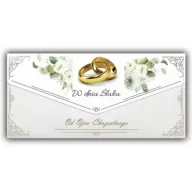 Kartki okolicznościowe i zaproszenia - Karnet-koperta Ślub od Ojca Chrzestnego - miniaturka - grafika 1