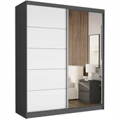 Szafy - Szafa przesuwna Luna I 183 cm z lustrem - miniaturka - grafika 1