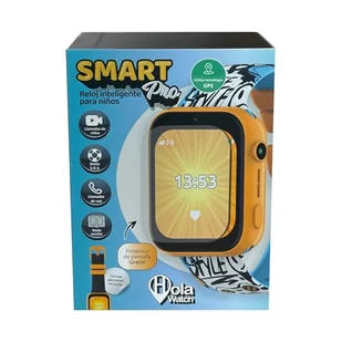 CEFATRONIC Cefa Tronic Inteligentny zegarek Holawatch Smart Pro Black,Karta SIM,4G,GPS,Połączenia,Rozmowy wideo, Wiadomości głosowe, Latarka,Aparat,Alarm, Stoper,WIFI, Kompatybilna aplikacja na - Latarki - miniaturka - grafika 1