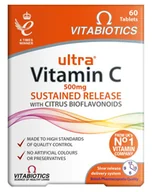 Witaminy i minerały - Vitabiotics Ultra Vitamin C 500mg Suplement Diety 60 Tabletek - miniaturka - grafika 1
