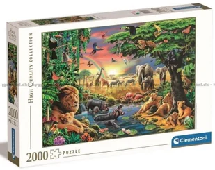 Puzzle 2000 HQ The African Gathering - Puzzle - miniaturka - grafika 1
