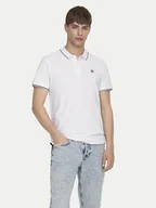 Koszulki męskie - Only & Sons Polo Fletcher 22024827 Biały Regular Fit - miniaturka - grafika 1