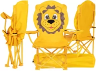 Krzesła obrotowe dla dzieci - KRZESŁO ogrodowe LEW leżak KRZESEŁKO DLA DZIECI dziecięce meble ogrodowe - miniaturka - grafika 1