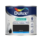 Emalie - Farba akrylowa Dulux Rapidry 400 ml MAT czarny - miniaturka - grafika 1