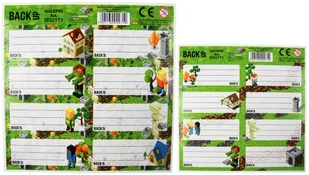 Naklejki na zeszyt Pixele Miasto Backup - Szkolne artykuły papiernicze - miniaturka - grafika 1