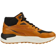 Moda i Uroda OUTLET - Buty męskie Puma X-Ray Speed Mid WTR brązowe 385869 04 44 - miniaturka - grafika 1