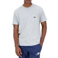 Koszulki męskie - Koszulka New Balance MT31542AG - szara - miniaturka - grafika 1
