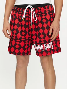 Puma Szorty sportowe Big Joker 624752 Czerwony Regular Fit - Spodenki męskie - miniaturka - grafika 1
