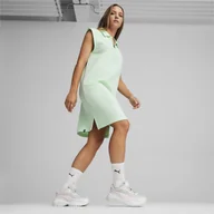 Sukienki - Sukienka damska Puma HER zielona 67870288 - miniaturka - grafika 1