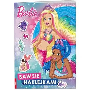 AMEET Barbie Dreamtopia. Baw się naklejkami - praca zbiorowa - Kolorowanki, wyklejanki - miniaturka - grafika 1